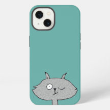 Chat Gris Ridicule