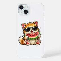 Chat pastèque cool