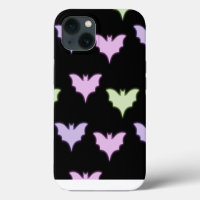 Chauves-souris rose violet vert néon colorées Hall