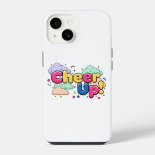 Coque Pour iPhone 14 Cheer Up Minimalist Phone Case