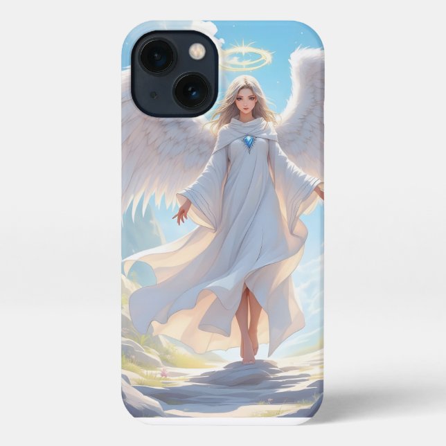 Coque iPhone Chemin de grâce : Ange de l'Ascent pacifique (Verso)
