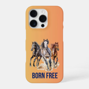Coque iPhone 16 Pro Cheval Né Libre