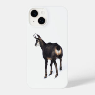 Coque Pour iPhone 14 Chèvre montagneuse minimaliste chamois alpin sur n