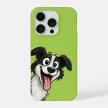 Chien mignon vert citron
