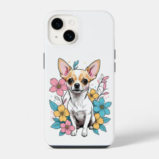 Coque Pour iPhone 14 Chihuahua du printemps