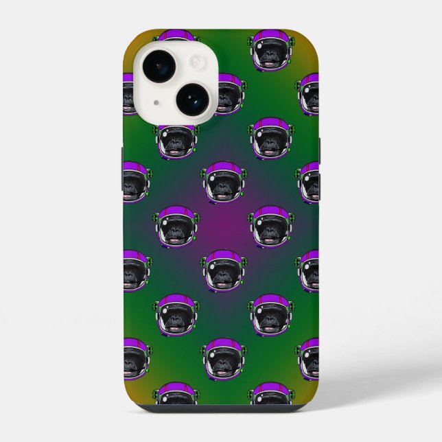 Coque iPhone Chimp. spatial (Verso)