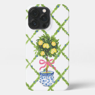 Etui iPhone 13 Pro Chinoiserie Lemon Topiary, Grand-millénaire