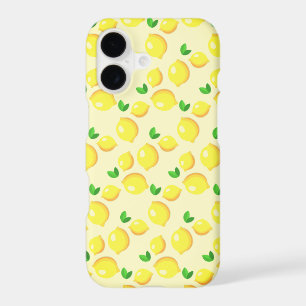 Coque iphone citron jaune
