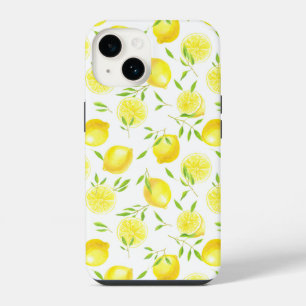 Coque Pour iPhone 14 Citrons et feuilles