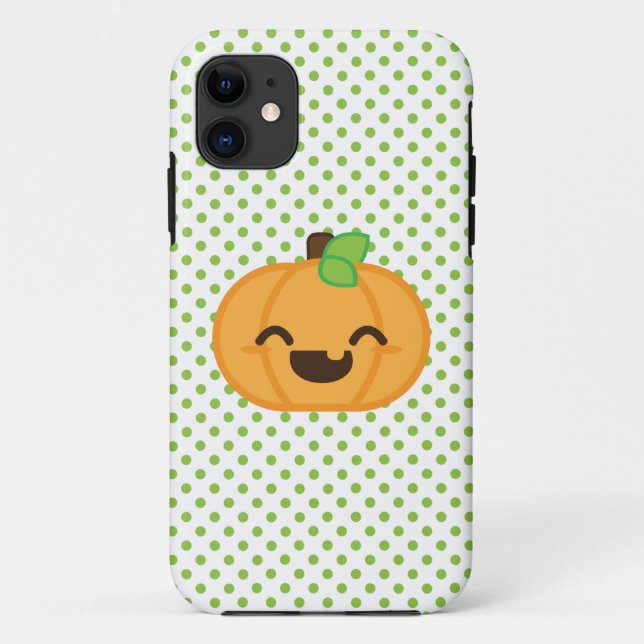 Coque iphone Citrouille Kawaii Jack O Lanern (Dos)