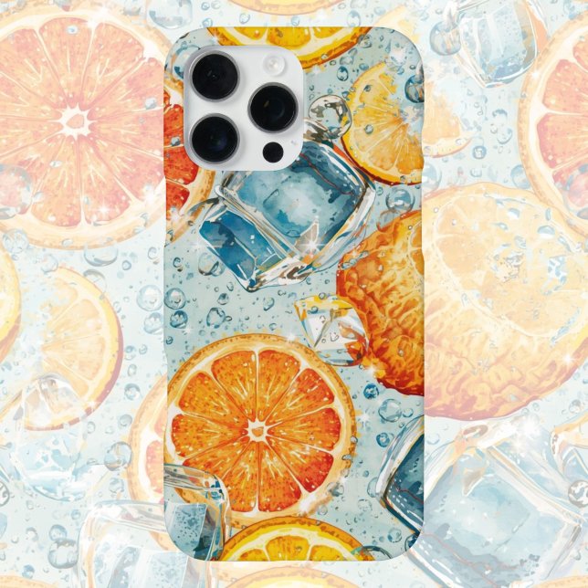 Coque iPhone Citrus Spritz – Refreshing Tropical Citrus Fruits (Créateur téléchargé)