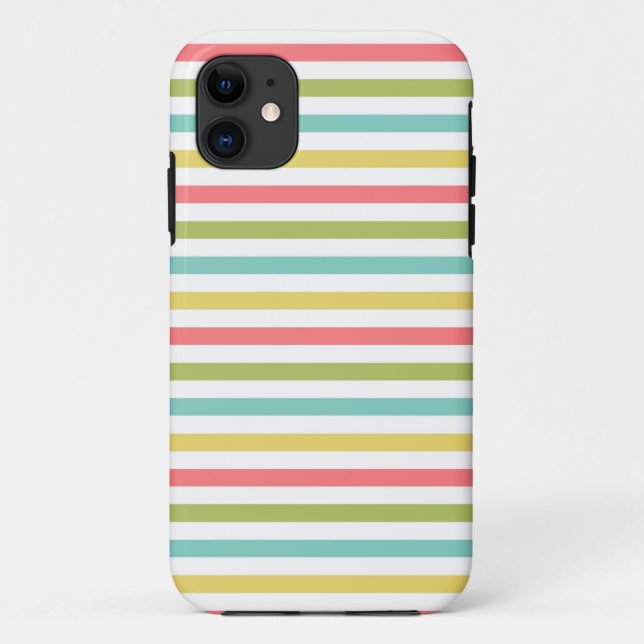 Coque iphone classique Dazzle Stripe (Dos)
