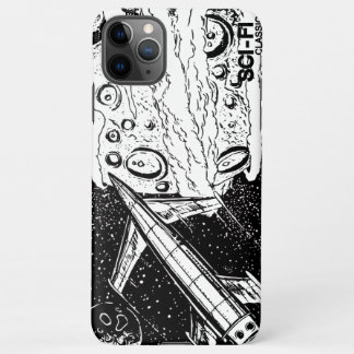 Coque iPhone 11Pro Max Classique rétro SCI-FI