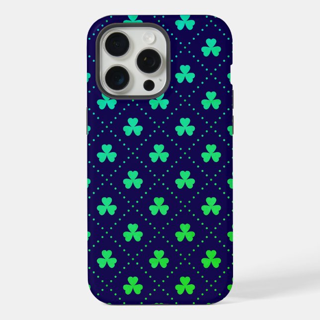 Coque iPhone Clover Feuille Motif St. Patrick's Day-23223 (Verso)