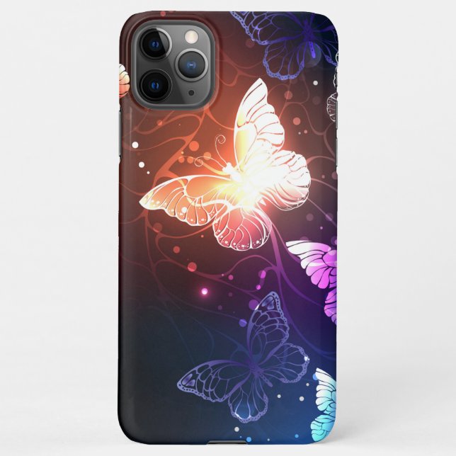 Coque iPhone Clowing Night Butterflies (Dos)