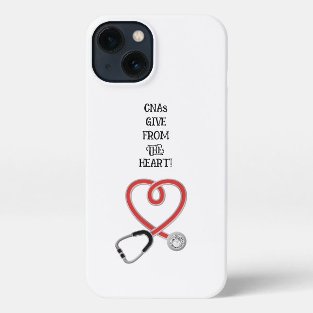 Coque iPhone CNAs Give From the Heart! iPhone Case (Verso)