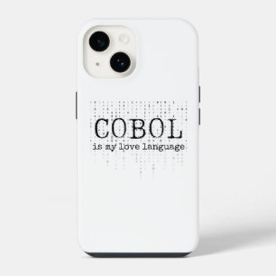 Coque Pour iPhone 14 Cobol est ma langue d'amour.b