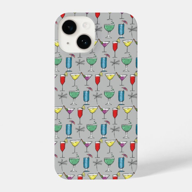 Coque iPhone Cocktails Fun Boissons Fancy Mixte Alcool (Verso)