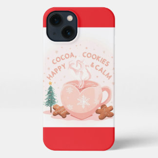 Etui iPhone 13 Cocoa, Cookies & Calm – Pastel Christmas CoT-Shirt