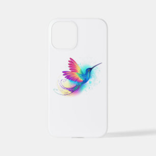 Coque iPhone 12 Mini Colibri arc-en-ciel exotique