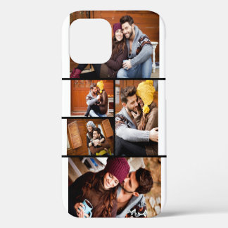 Coque iPhone 12 Collage photo personnalisé