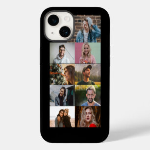 Coque Pour iPhone 14 Collage photo personnalisé moderne Simple Custom 9