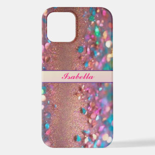 Coque iPhone 12 Collection Holographique Opale parties scintillant