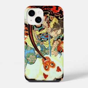 COQUE POUR iPhone 14 COMBAT DE SAMOURAÏ CONTRE UN MONSTRE