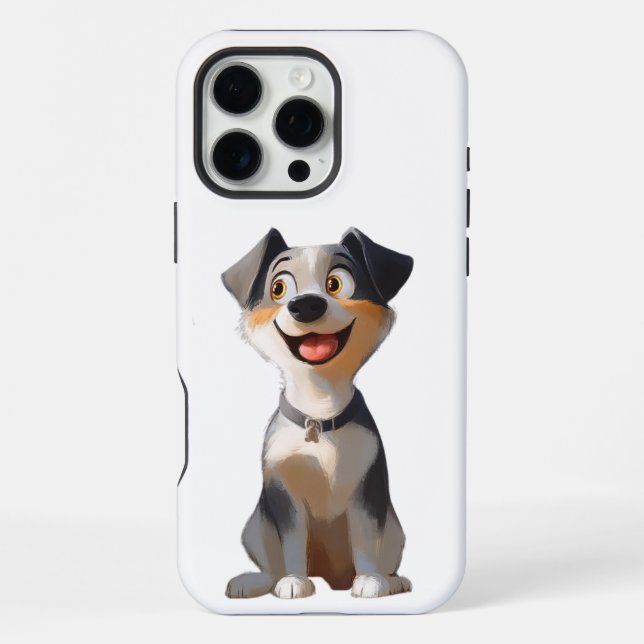 Coque iPhone Conception de chien (Verso)