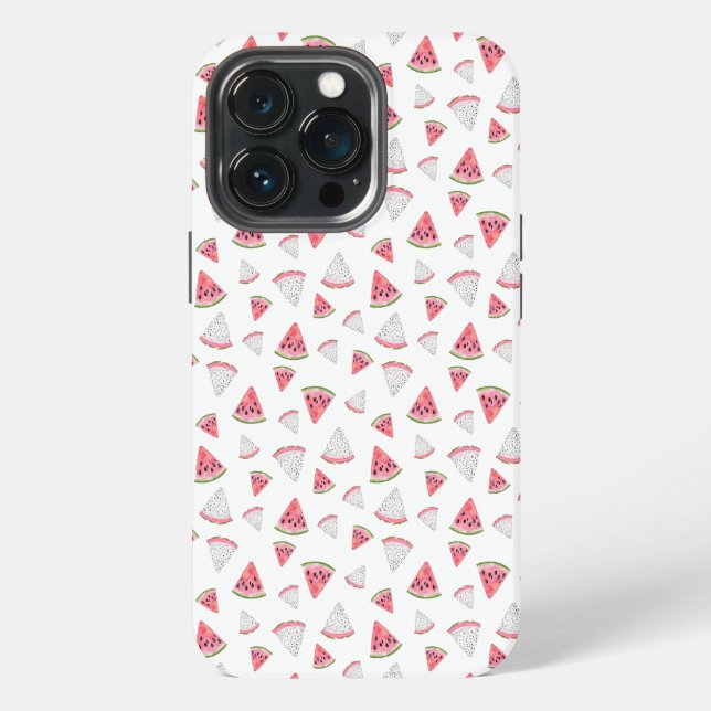 Coque iPhone Conception de pastèque (Dos)