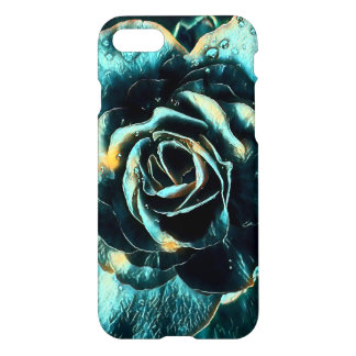 Coque iPhone 7 Conception de rose de bleu