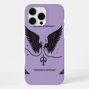 Coque iPhone 16 Pro Max Conception de serpent et d'aile stimulante