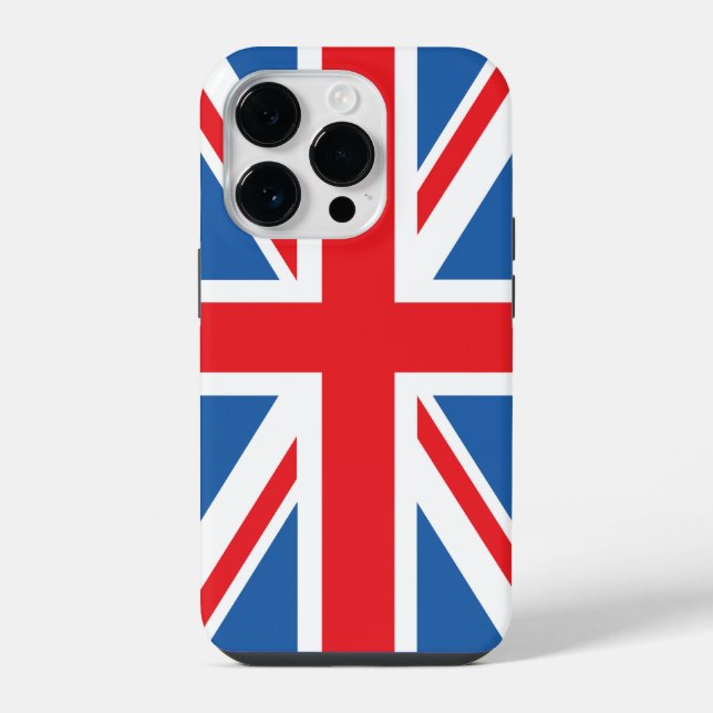 Coque iPhone Conception Union Jack/Drapeau (Verso)