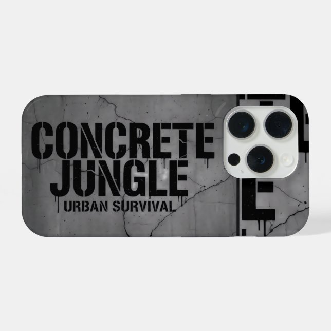 Coque iPhone Concrete Jungle (Verso Horizontal)