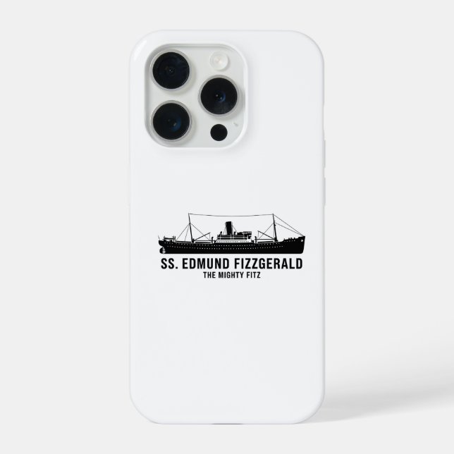 Coque iPhone Cool SS Edmund Fitzgerald Mighty Fitz Great Lakes  (Verso)