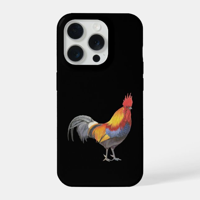 Coque iPhone Coq (Verso)