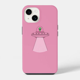 Coque Pour iPhone 14 Coq Alien mignon et fun
