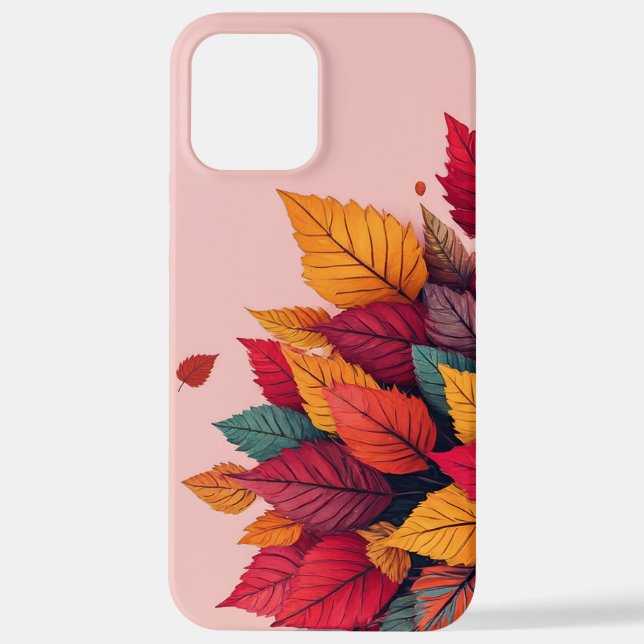 Coque iPhone Coque artistique inspiré d'automne (Verso)