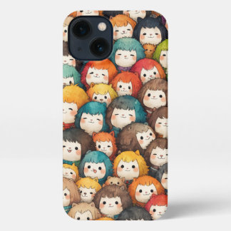 Etui iPhone 13 Coque de marionnettes mignonnes