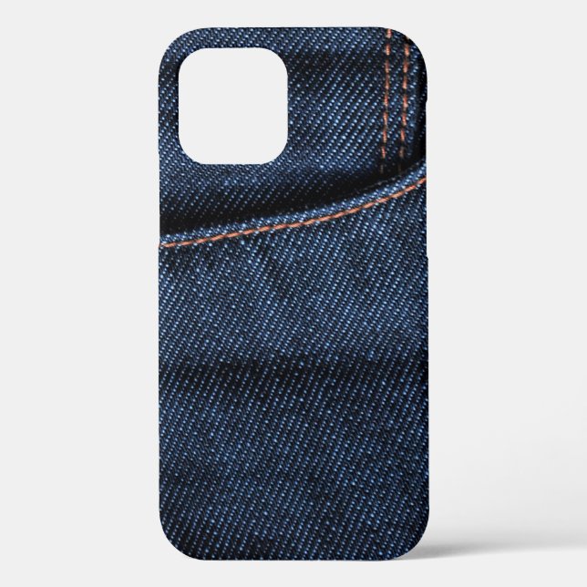 Coque iphone Coque de poche bleu Jeans (Verso)