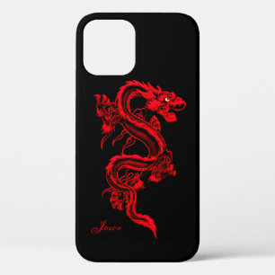 Coque iphone coque iphone personnalisé Red Dragon
