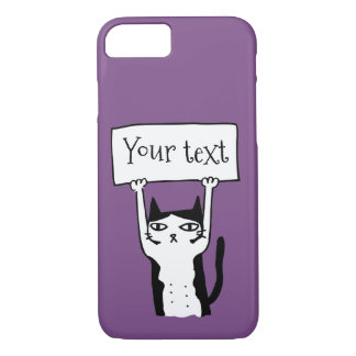 Coque iphone Coque-Mate de chat de dessin animé