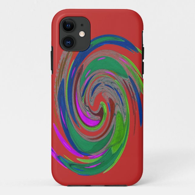 Coque iphone Coque-Mate orange Whelwind (Dos)