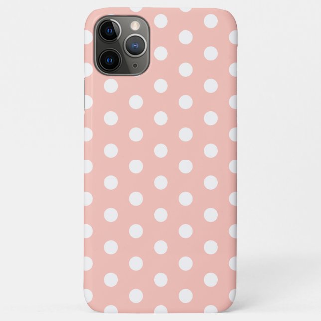 Coque iphone Coque-Mate Pastel Polka Pink (Dos)