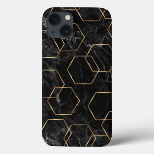 Coque iphone Coque noir et or