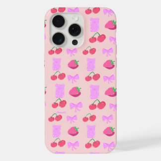 Coquet étui de téléphone cerise