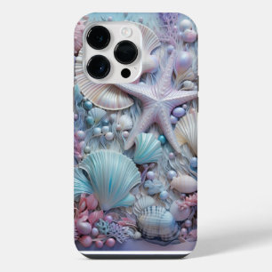 COQUE POUR POUR iPhone 14 PRO MAX COQUILLES PASTEL DANS UN OCÉAN CLAIR