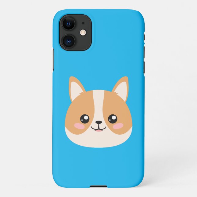 Coque iPhone Corgi (Dos)