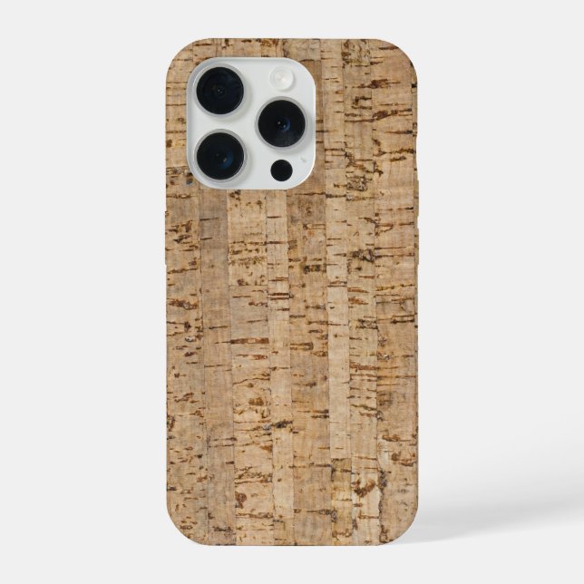 Coque iPhone Cork oak pattern (Verso)