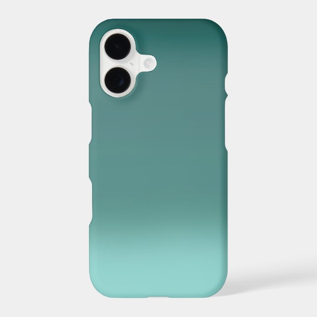Coque iPhone Coucher de soleil d'Aqua (Verso)